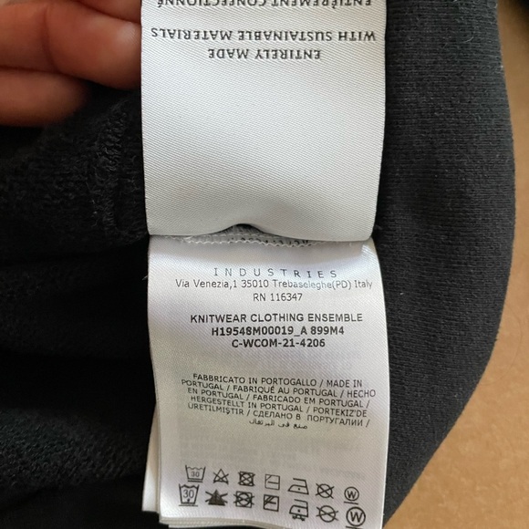 Moncler Kids Black Zip-Up Hoodie Jacket | Size 12A | Designer Youth Outerwear - Picture 5 of 8